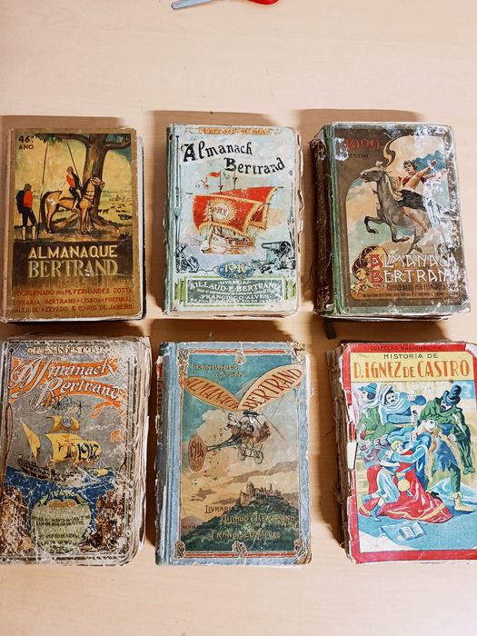 Lote livros antigos para recuperar