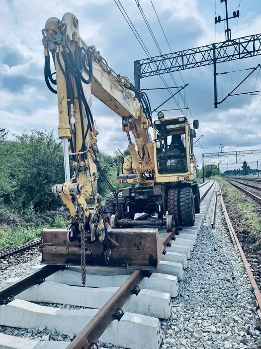 Liebherr 900 ZW  Koparka kolejowa dwudrogowa Liebherr 900 ZW FV