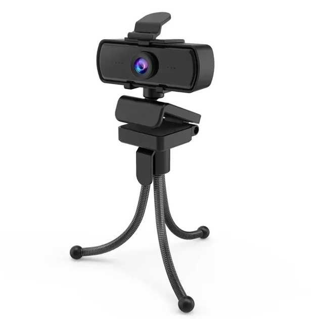 Веб камера 2K Fifine K420 з мікрофоном і штативом триногою webcam