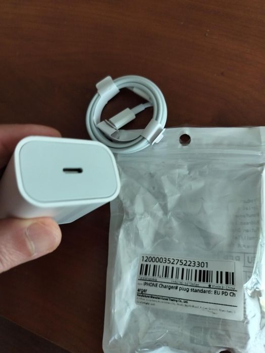 Carregador e cabo de carregamento rápidos para iPhone