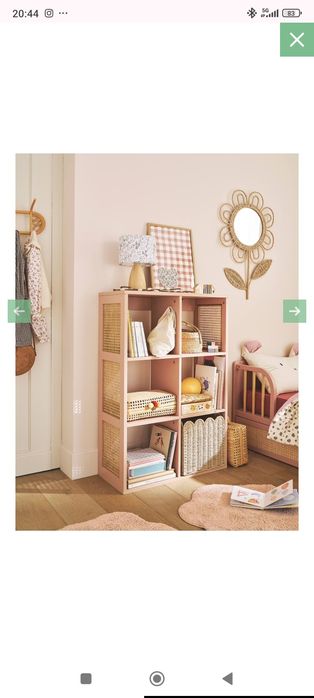 2 estantes + 2 caixas Vertbaudet PREÇO POR CONJUNTO