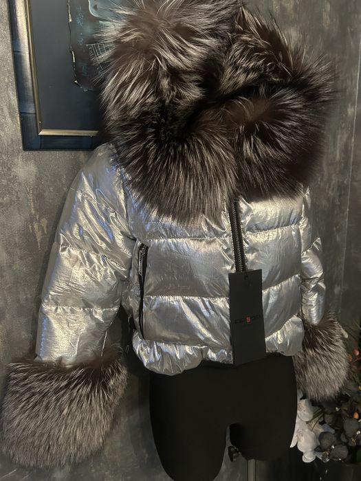 Cudna kurtka z lisem Flo&Clo r.44