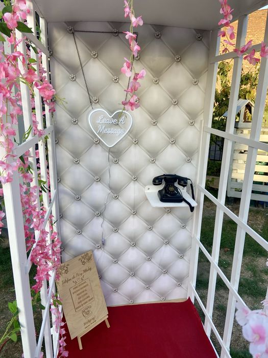 Budka angielska, budka weselna biała