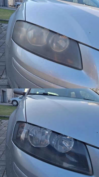 Mobilne  polerowanie lamp reflektorów
