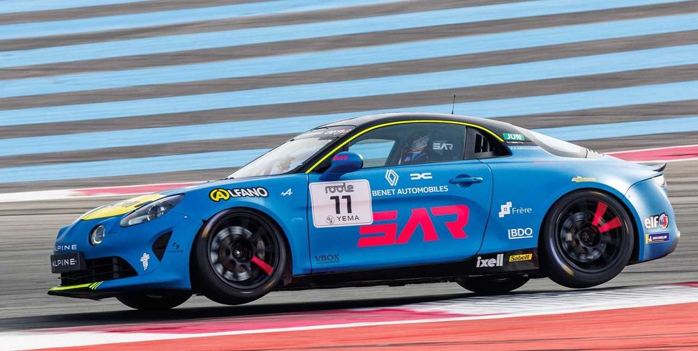 Yema Rallygraf Alpine Cup Series YMHF1589ALP-BM Męski Chronograf