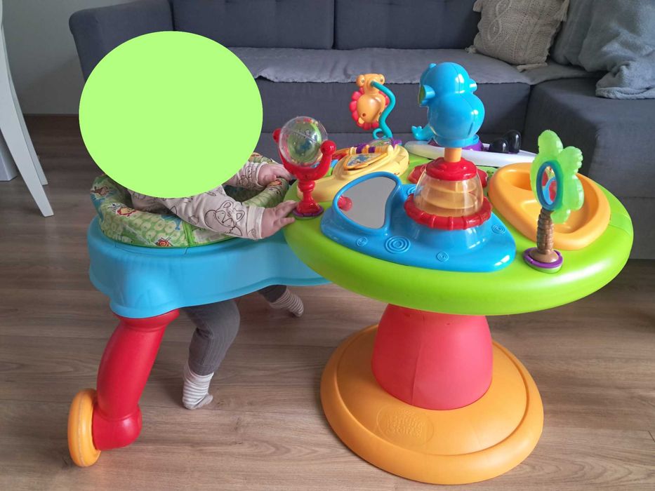 Chodzik edukacyjny Bright Stars Stolik z krzesełkiem 3w1