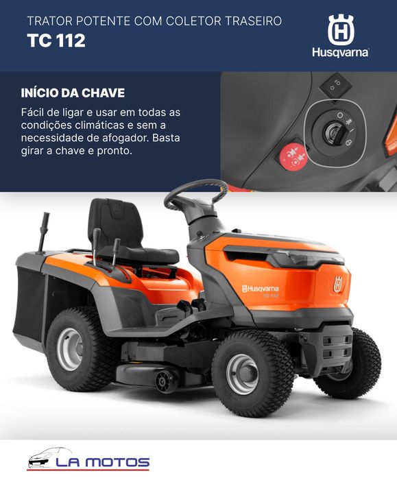 Trator de jardim Husqvarna TC 112