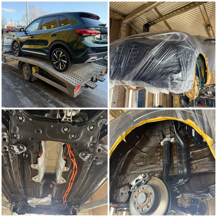 Konserwacja podwozia samochodow nowych i uzywanych / transport lawetą