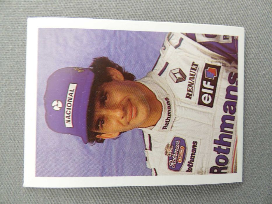 Cromo Ayrton Senna #62 Campeões da Velocidade