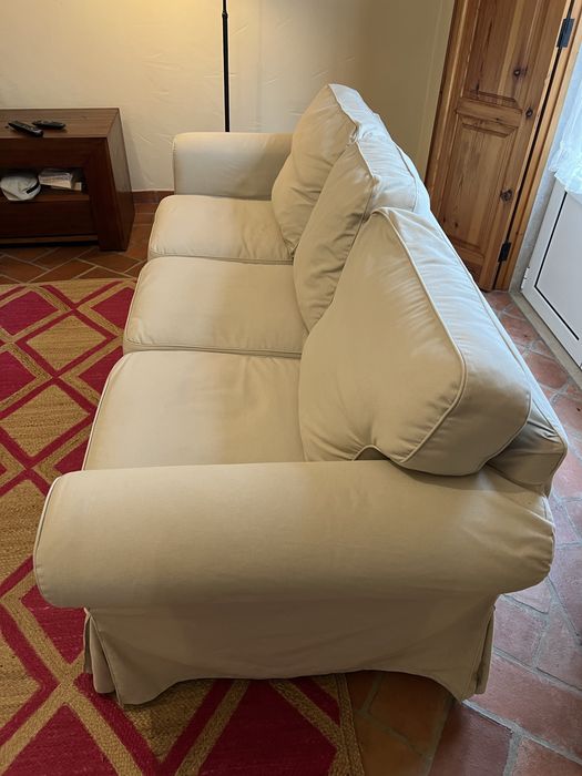 Sofá 3 lugares “IKEA” bege