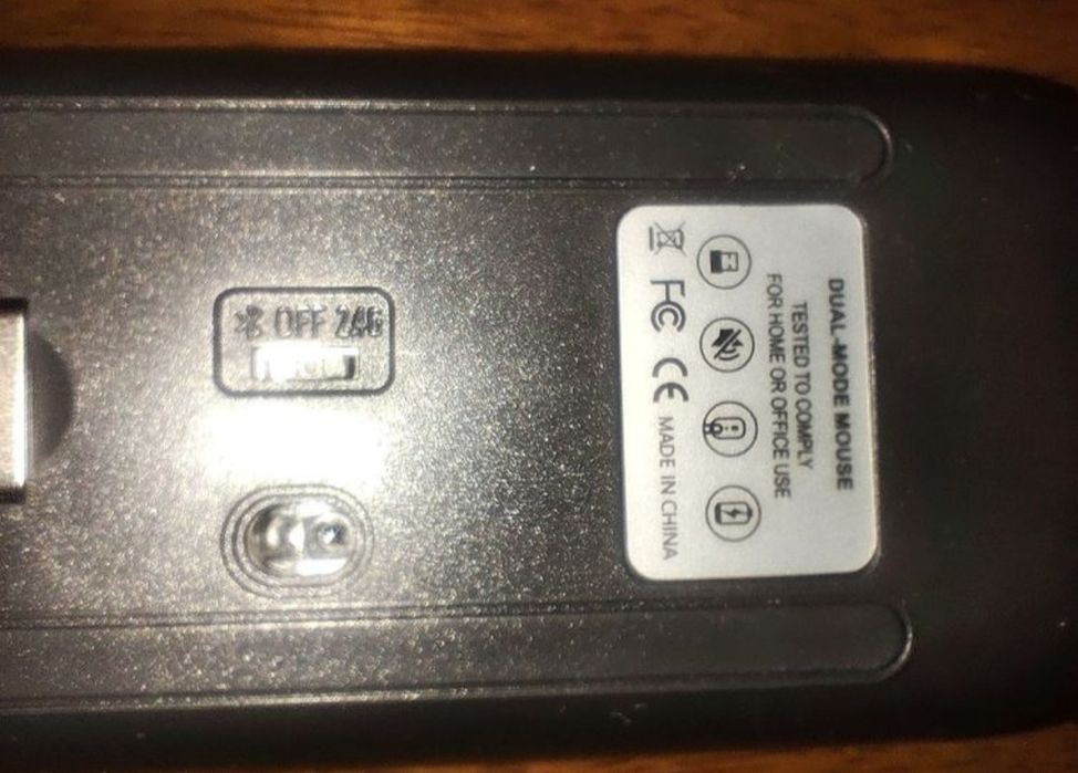 Wireless Mouse (Bluetooth + Wireless) Rechargeable (Battery)64585837868162122