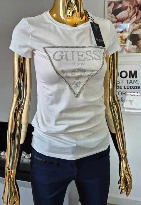 Koszulka T-shirt Guess r. Xs biała