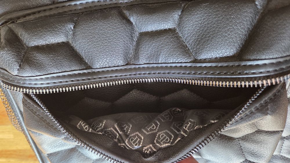 Plecak PHILIPP PLEIN skóra czarna