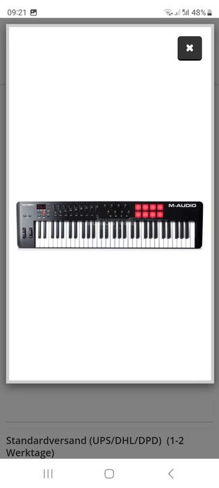 M-Audio Oxygen 61 :
Kontroler USB DAW
61 pełnowymiarowych