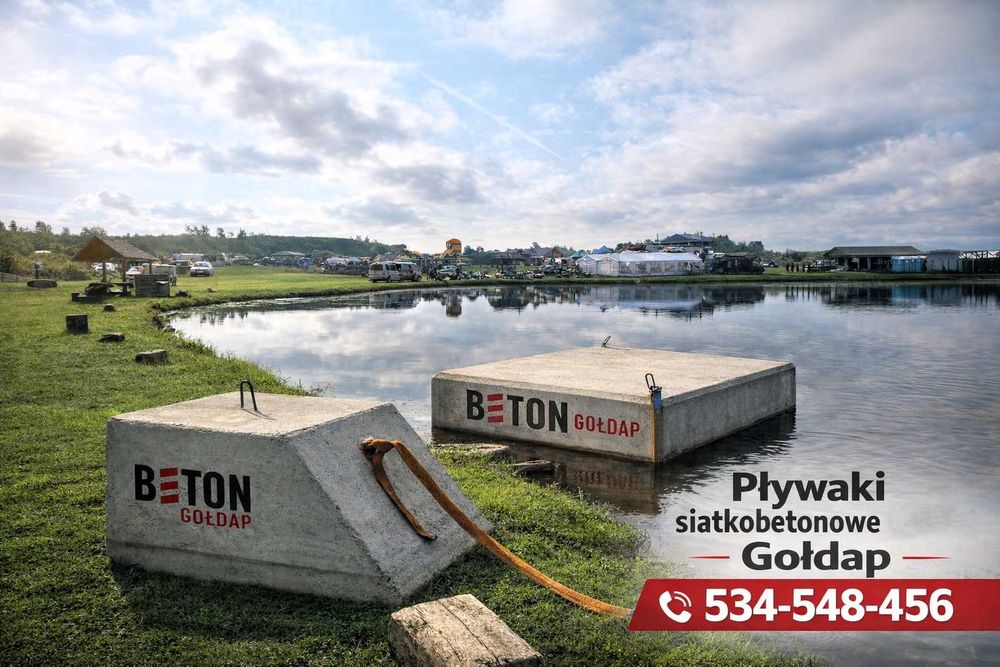 Pływaki Betonowe - pomosty - hydrotechnika