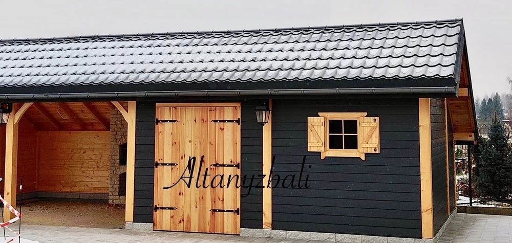 Nowoczesna altana ,domek narzędziowy