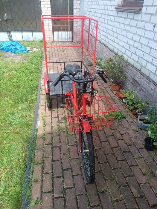 Грузовой трёхколесный велосипед