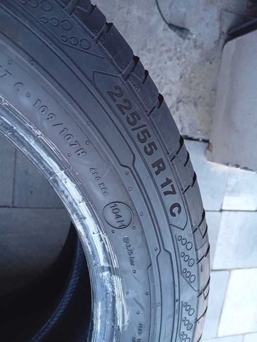 Opony Letnie Continental Vancontact 200 225/55R17C 2023r 2x8mm (A168)