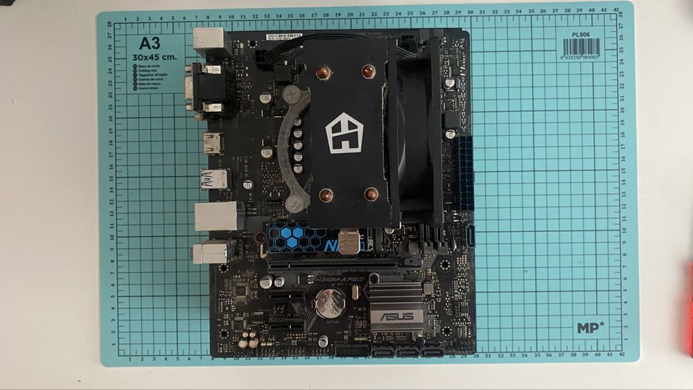 BUNDLE Motherboard mATX + Processador Intel + Cooler + SSD