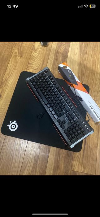 Klawiatura Genesis + podkladka SteelSeries