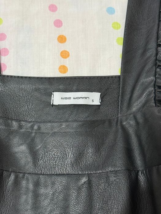 Saia Preta com Alça - cabedal