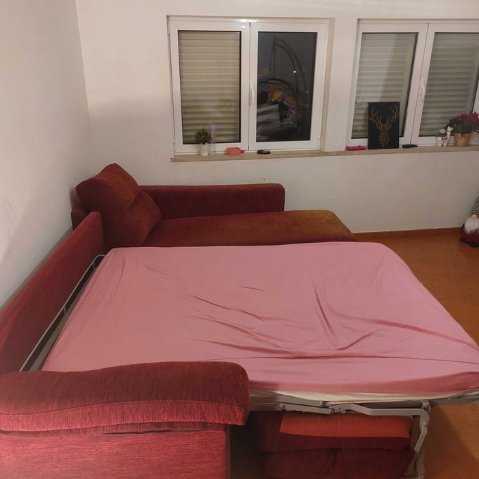 sofa cama com chaise longue