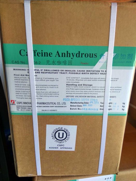 Kofeina Bezwodna 20kg