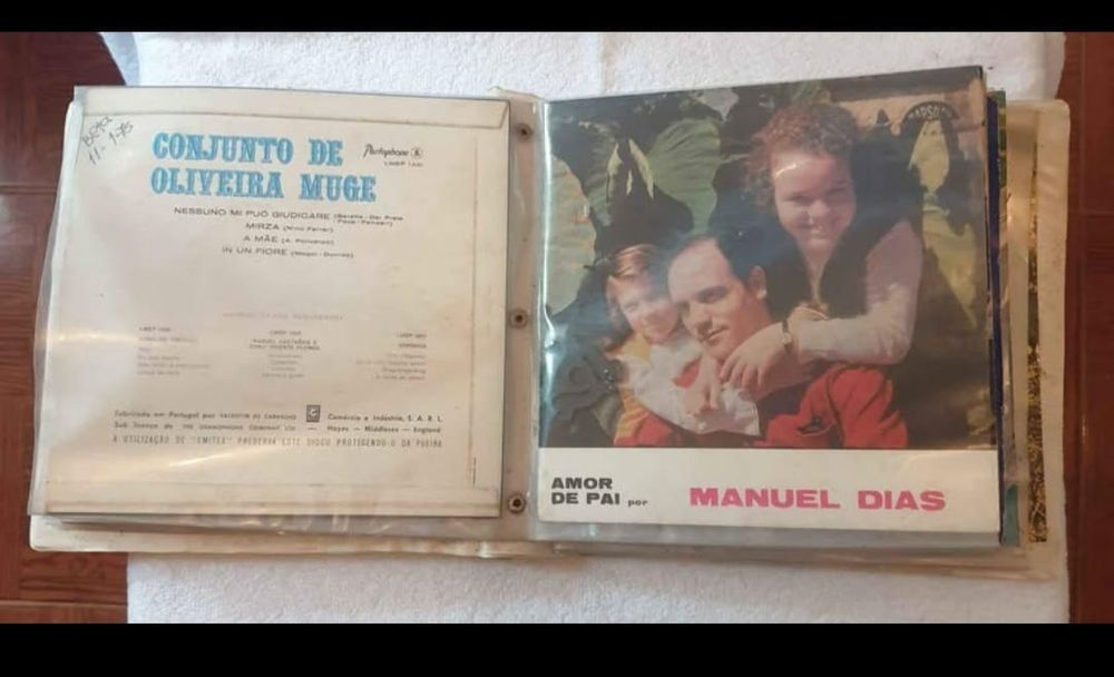 Discos Vinil pequenos Mala tenho mais