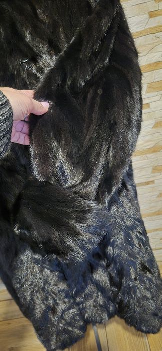 Futro norki naturalne