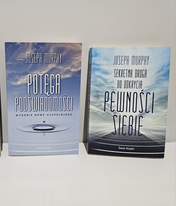 Kiążeki Joseph Murphy - Potęga Podświadomości / Sekretna droga do odkrycia pewności siebie. Jak nowe!