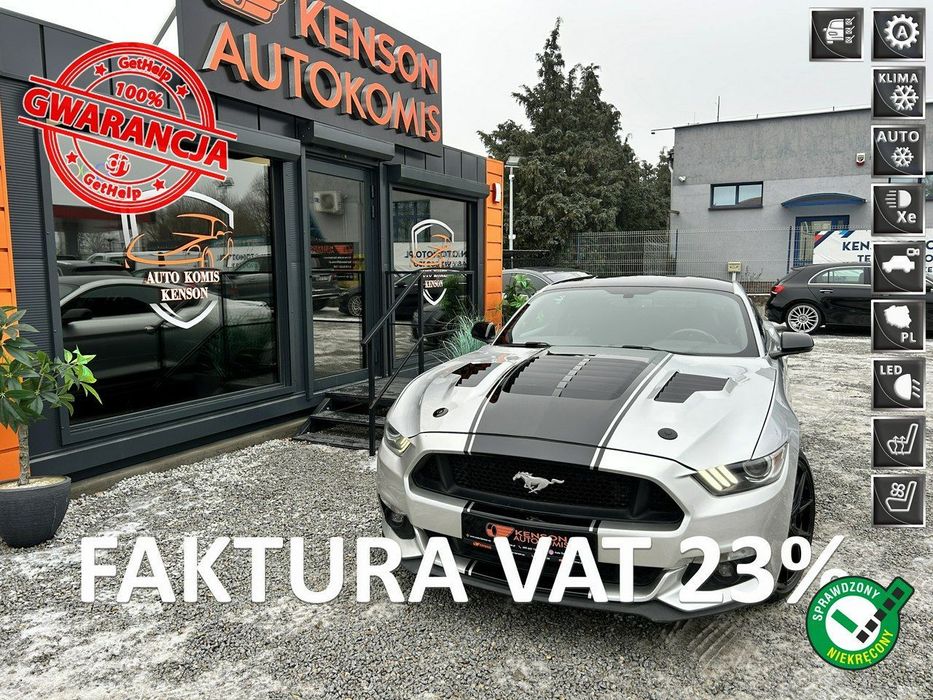 Ford Mustang GT, LED, Klima, Tempomat,Podgrzewane/Wentylowane Fotele,Kamera Cofania