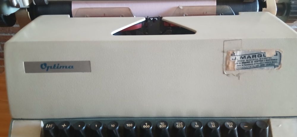 Máquina de escrever  vintage