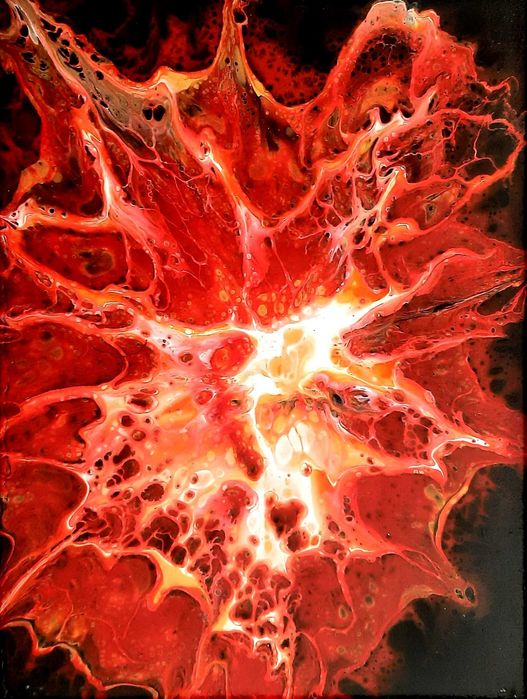 Fluid Art #6 acrylic