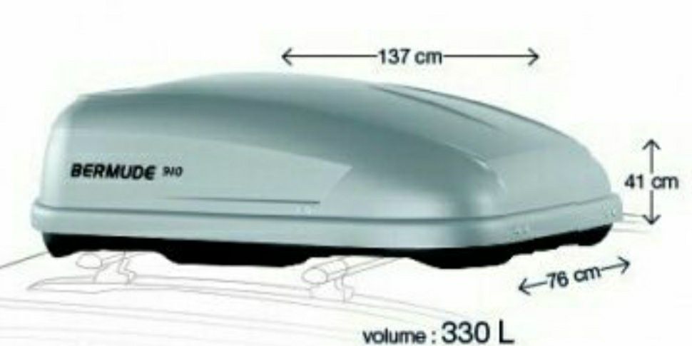 Caixa tejadilho aluguer