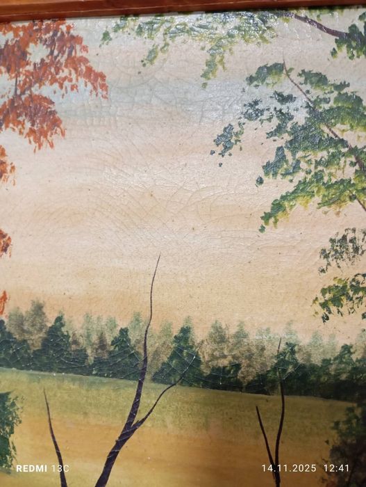Картина масло.Винтаж
