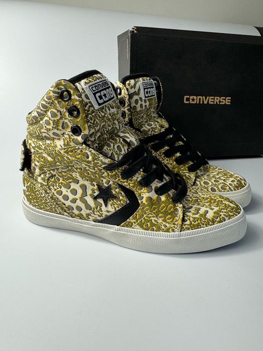 Nowe sneakersy damskie CONVERSE złote kolorowe 35
