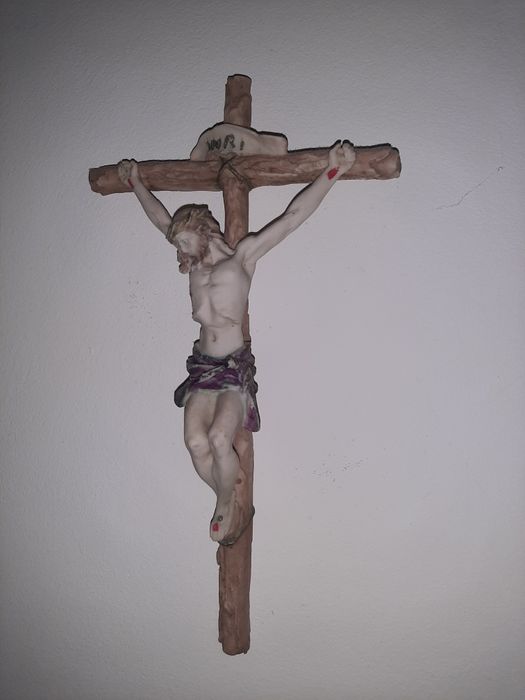 Imagem de pedra de jesus cristo