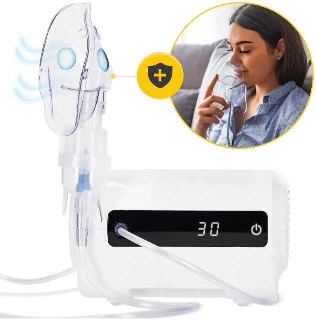 Inhalator NEBULIZATOR Przenośny kompresorowy PRO 4FIZJO Cichy !!!