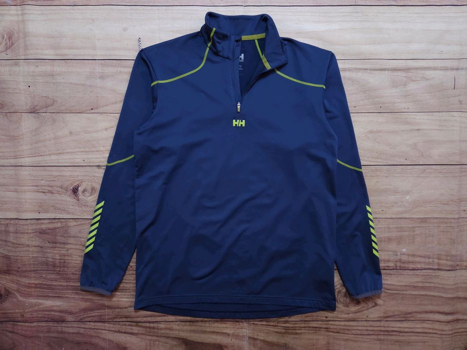 HELLY HANSEN Bluza Techniczna Zip Neck Szara Męska r. L/XL