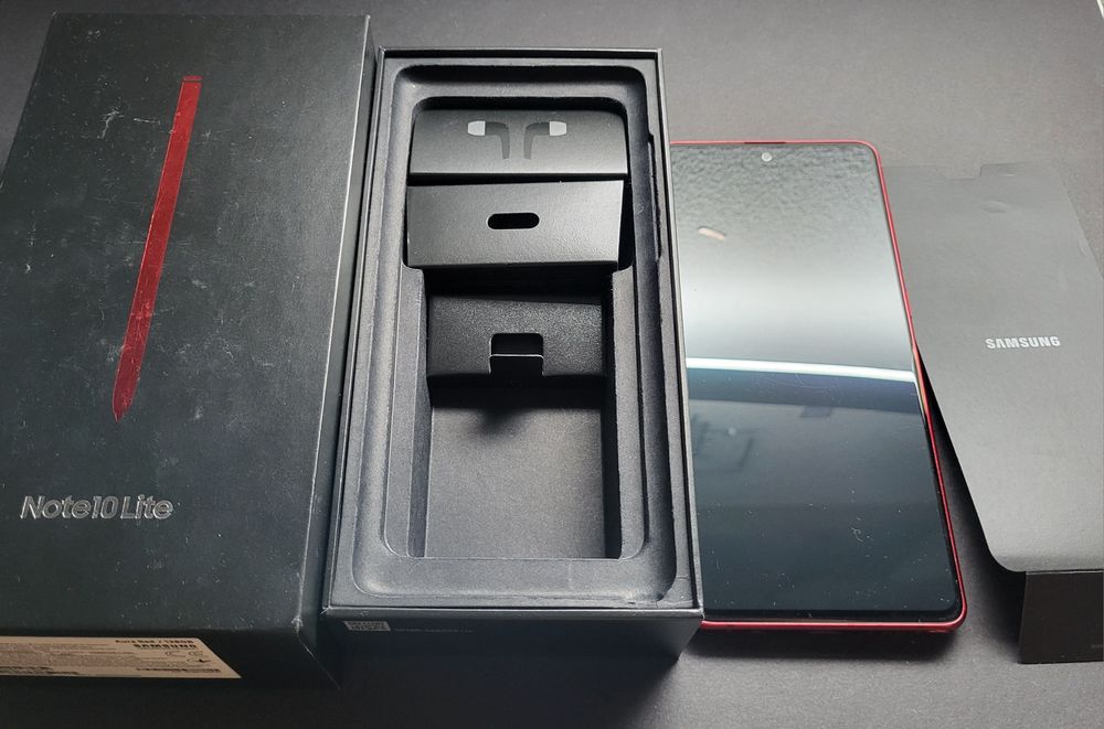 Samsung Note 10 lite Aura Red