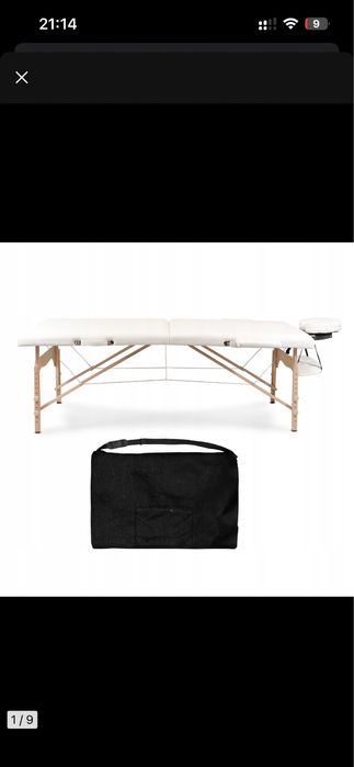 Lozko do masazu skladane przenosne