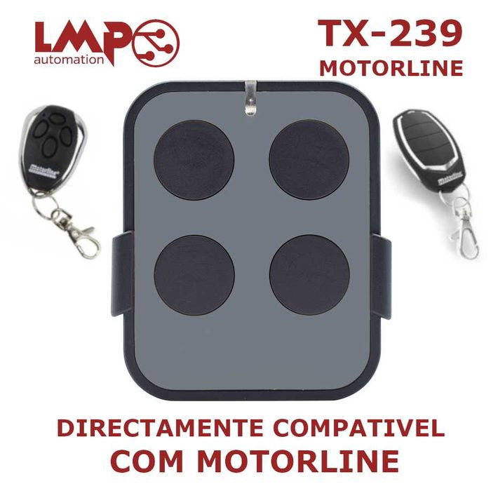 Motorline Remote Control Compatible with FALK MX4SP MXS4SP Rolling Code64585506103170121