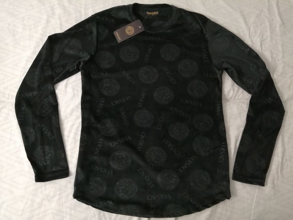 NOWA bluza Versace bluzka klasyk meduza czarna L