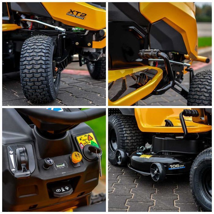 Traktor kosiarka Cub Cadet XT2 QR106 2 Cylindry Zamiatarka Tielburger