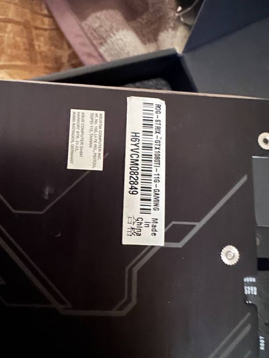 Видеокарта gtx 1080 ti 11 gb