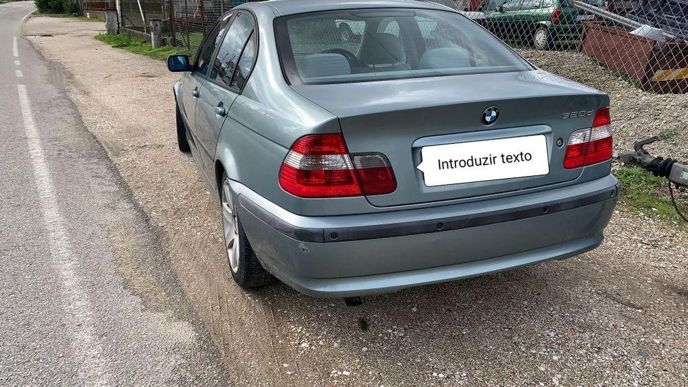 BMW série 3 E46 SEDAN 150cv 2002 cx automática só para peças