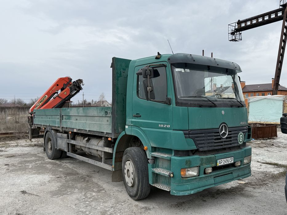Mrecedes Atego 1828 автокран - маніпулятор