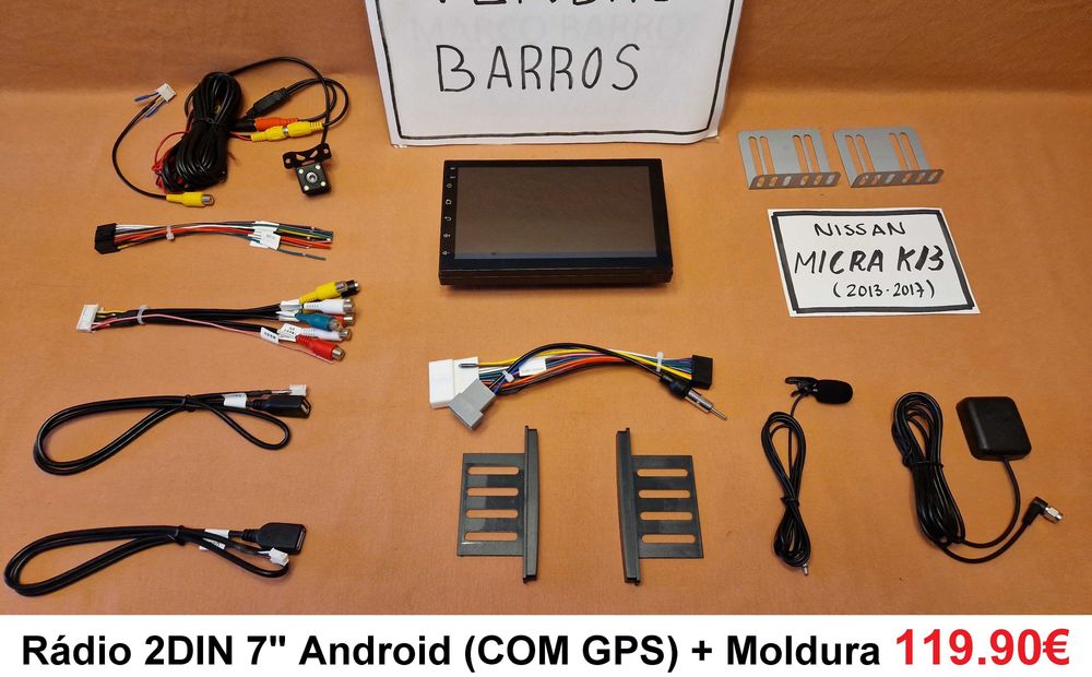 (NOVO) Rádio 2DIN • NISSAN Micra • K12 K13 • Android GPS [4+64GB]