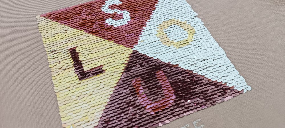 Zara 116 bluza różowa pudrowy róż ruchome cekiny dla dziewczynki