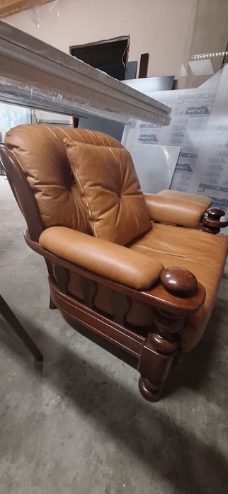 Sofas em pele castanho